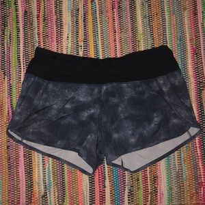 patterned lululemon shorts